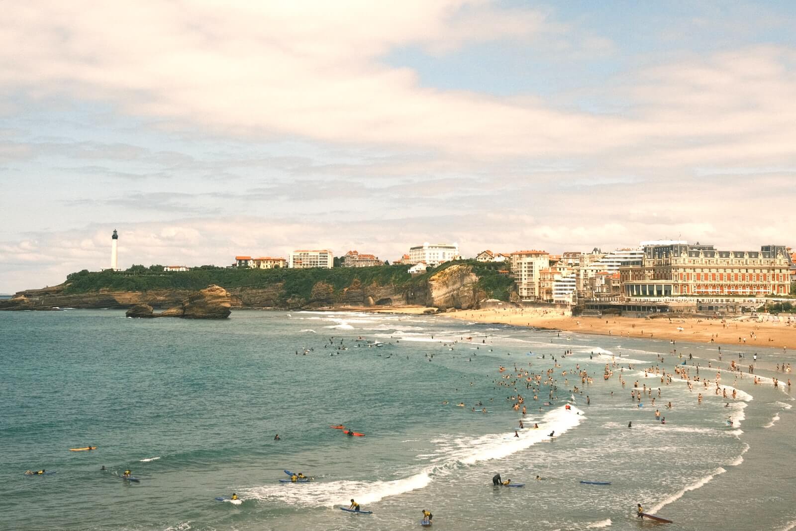 people on beach during daytime